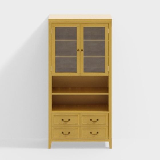 Minimalist Storage Cabinet 3D model