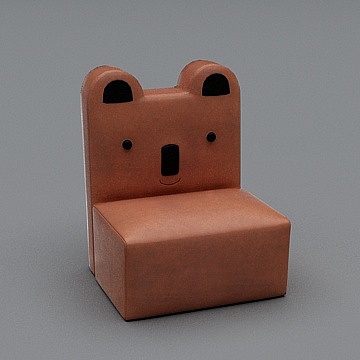 เก้าอี้โซฟาสำหรับเด็กมีพนักพิงสัตว์-1