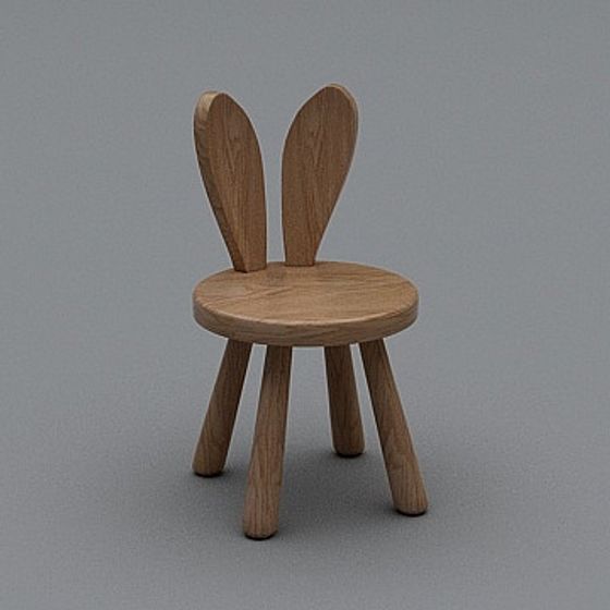 Forest Bunny Chair 3D model