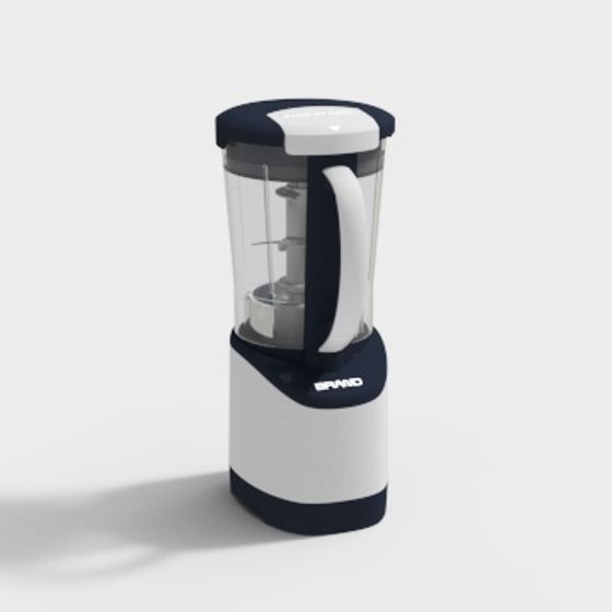 Sleek Minimalist Blender 3D model for Modern Kitchens