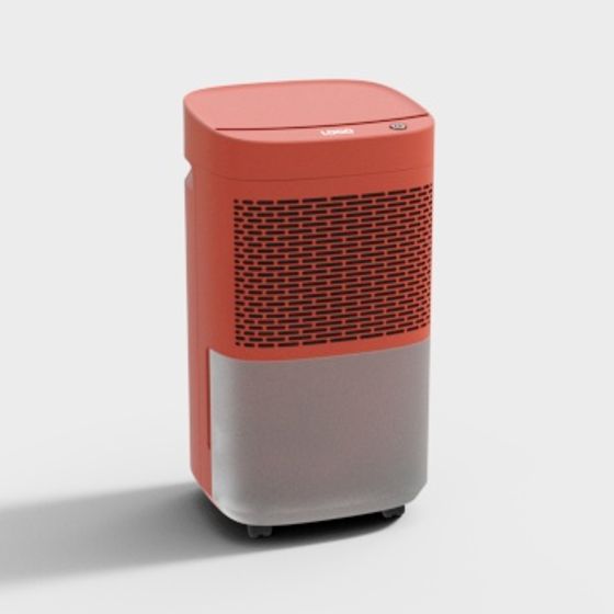 Low-Poly Air Purifier 3D Model Design