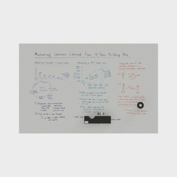 Notas adhesivas de pizarra