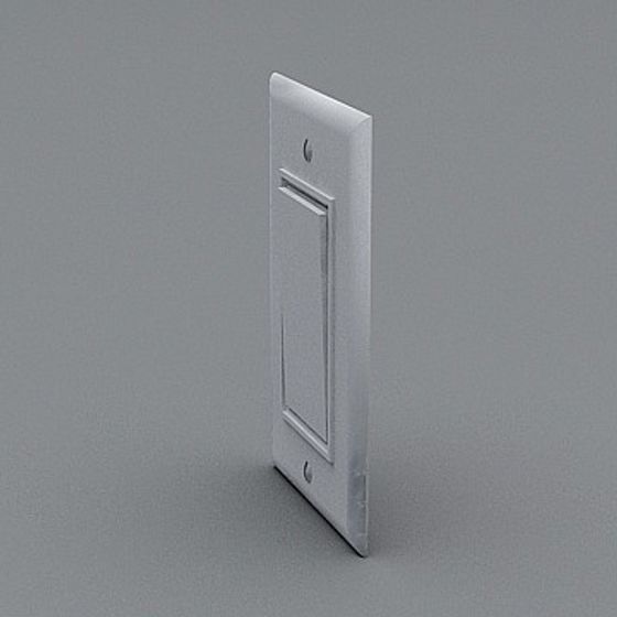 Minimalist Light Switch 3D model