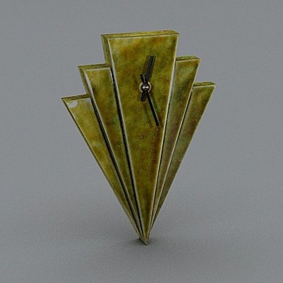 Art Deco Clock 3D model