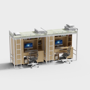 lit superposé de dortoir moderne