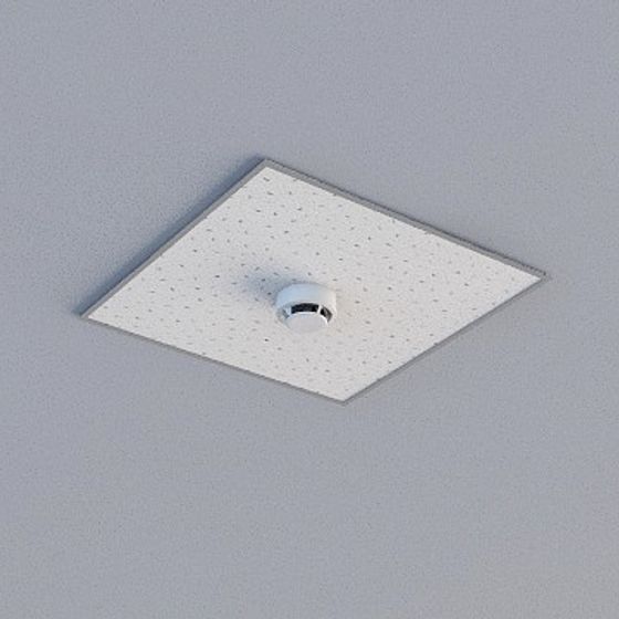 KKJ Ceiling 3D Model in Gray