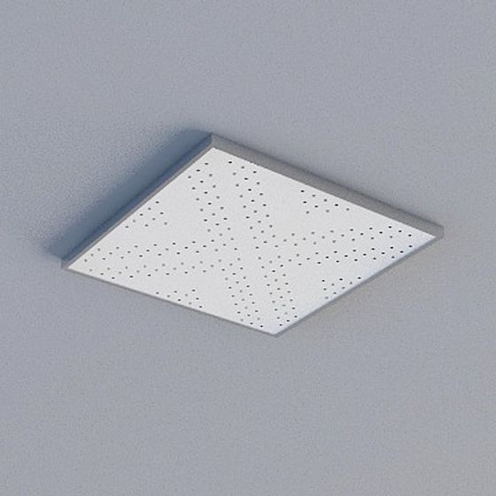Modern Simple Ceiling 3D Model in Gray