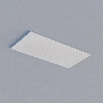 Modern Simple Ceiling 3D Model in Gray