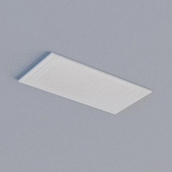 Modern Simple Ceiling 3D Model in Gray