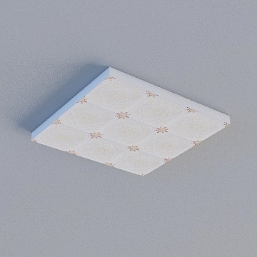 Stylish Gray Ceiling 3D Model for Contemporary Spaces