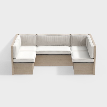 Booth sofa booth Dining table chair restaurant boo