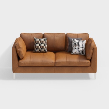 ghế sofa da có gối