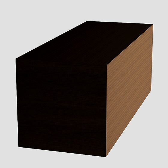 Decorative Lines 3D Model in Black