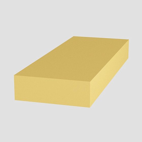 Elegant Wood Color Decorative Lines 3D Model