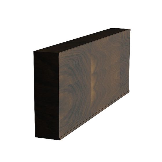 Modern Black Skirting Line 3D Model