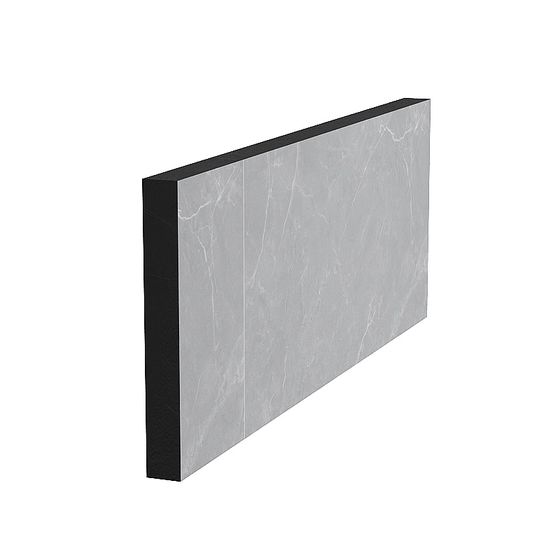 Stylish Black Skirting Line 3D Model for Modern Interiors