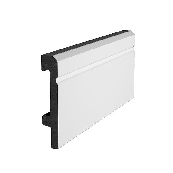 Stylish Earth Tone Skirting Line 3D Model from Yingke