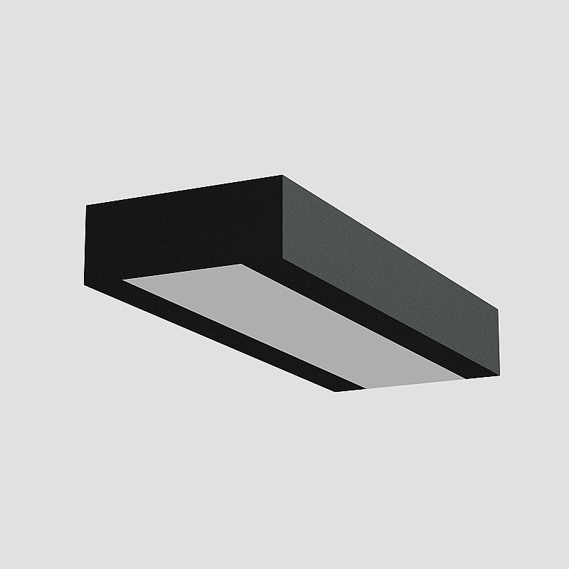 Kujiale Big Plate Decorative Beam 3D Model in Black