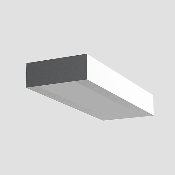 Stylish Decorative Beam 3D Model in Gray