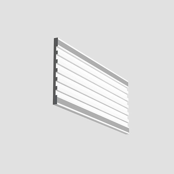 Sleek Gray Kujiale Corner Molding 3D Model