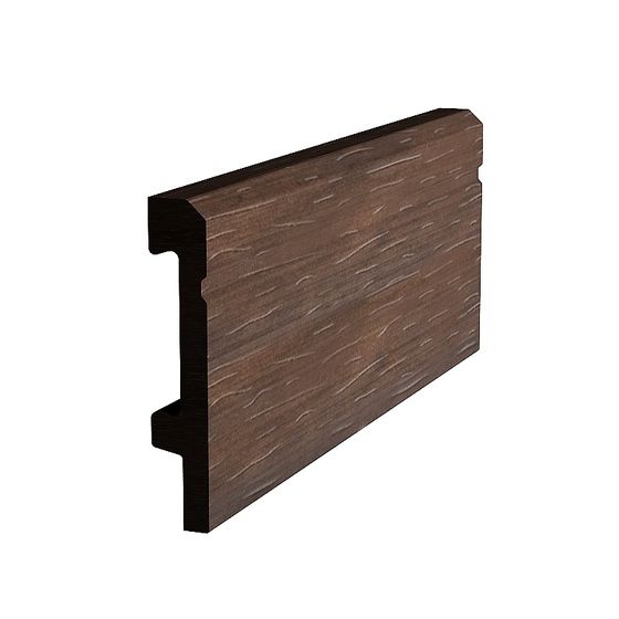 Earth Color Wood Grain Skirting Line 3D Model for Interiors