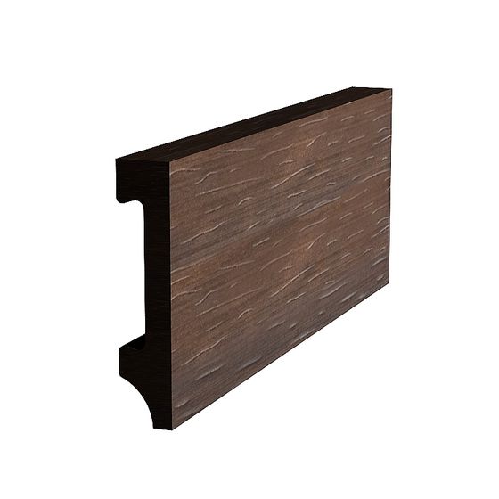 Wood Grain Skirting Line Series 3D Model in Earth Color