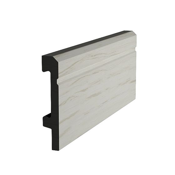 Wood Grain Skirting Line 3D Model for Elegant Finishes