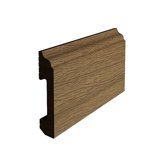 Earth Color Skirting Line 3D Model in Black