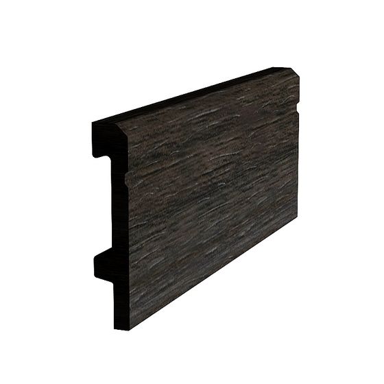 Wood Grain Skirting Line Series 3D Model in Black