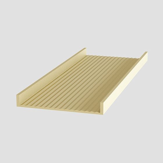 Charming Earth Color Decorative Lines 3D Model for Accents