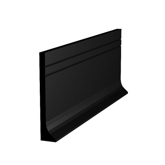 Elegant Skirting Line 3D Model in Black