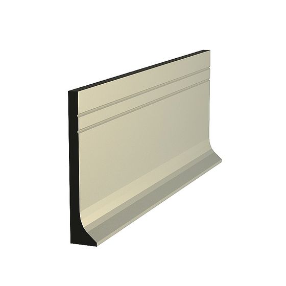 Skirting Line 3D Model in Black and Gray