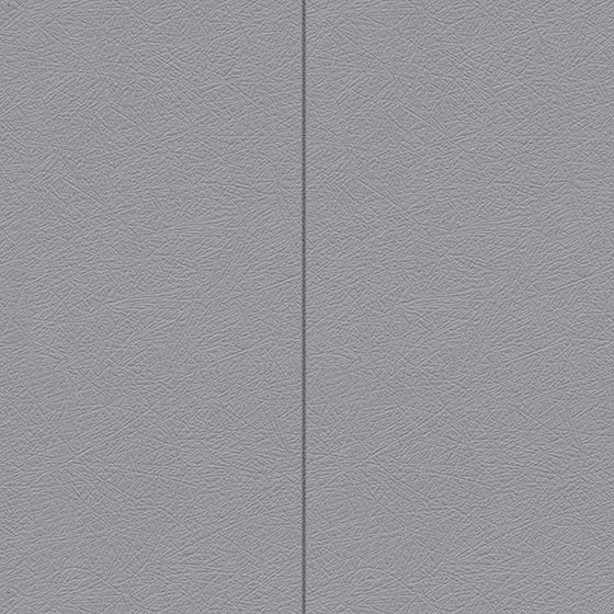 Grey textured wall panel with vertical seam detail on grey background