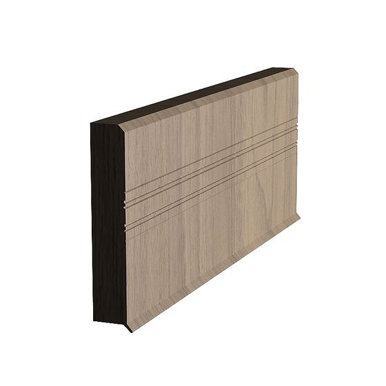 Earth Color Black Skirting Line for Home Interiors