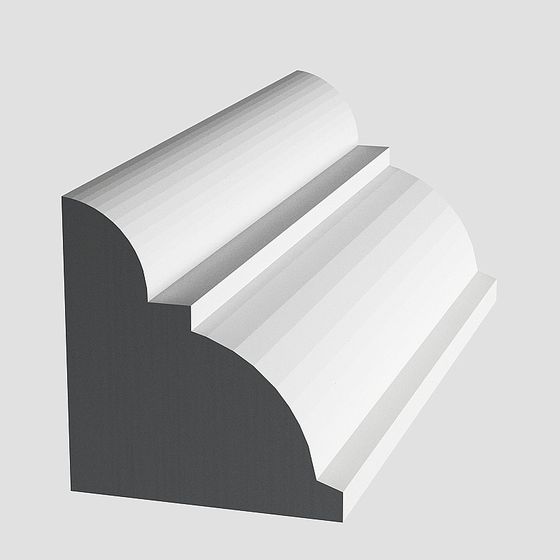 Gray Decorative Lines 3D Model for Stylish Interiors