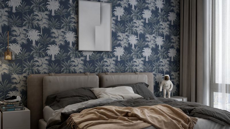 Modern Minimalist Bedroom with Grey Touches