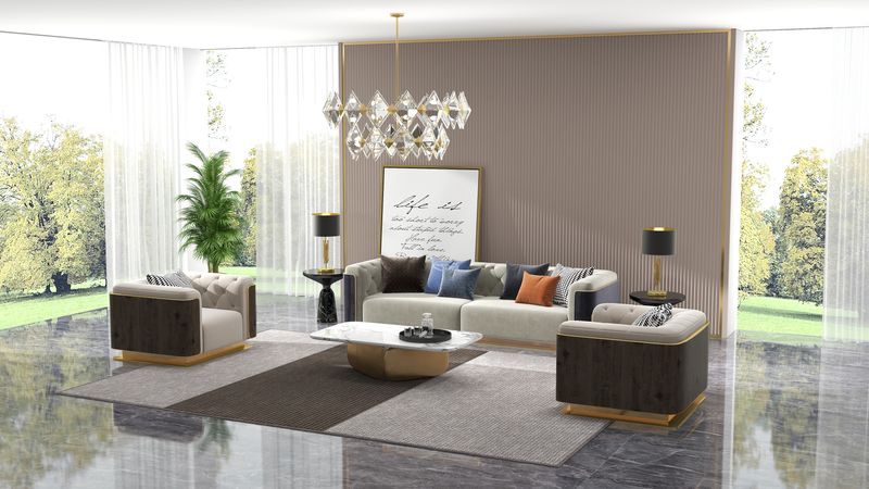Elegant Living Room Design with Neutral Tones