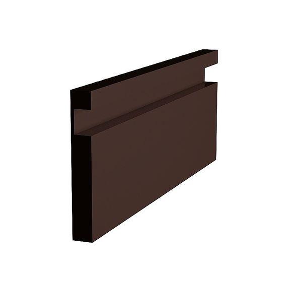 Elegant Brown Skirting Line 3D Model for Interiors