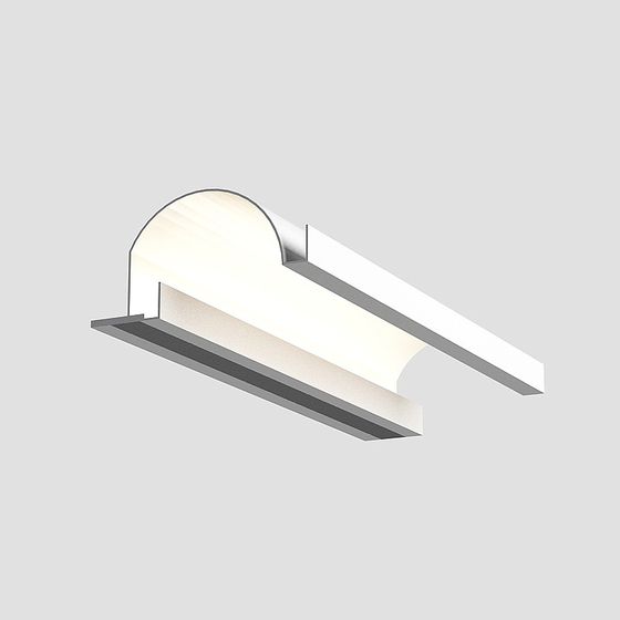 Gray Angle Line 3D Model