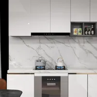 Modern Kitchen Design with Sleek White Cabinetry