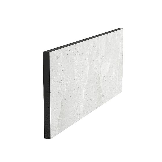 Sleek Black Tile Skirting Line 3D Model