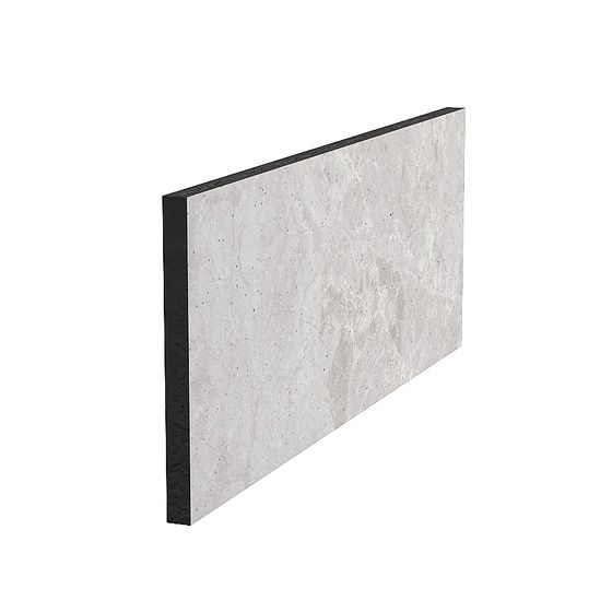 Tile Skirting Line 3D Model in Black