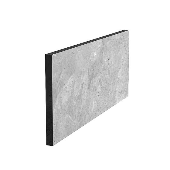 Black Tile Skirting Line 3D Model