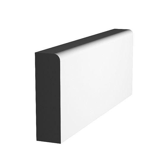 TATA Skirting Line 3D Model in Black