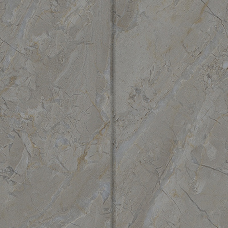 Beige marble texture wall panel with natural stone grain pattern on grey background
