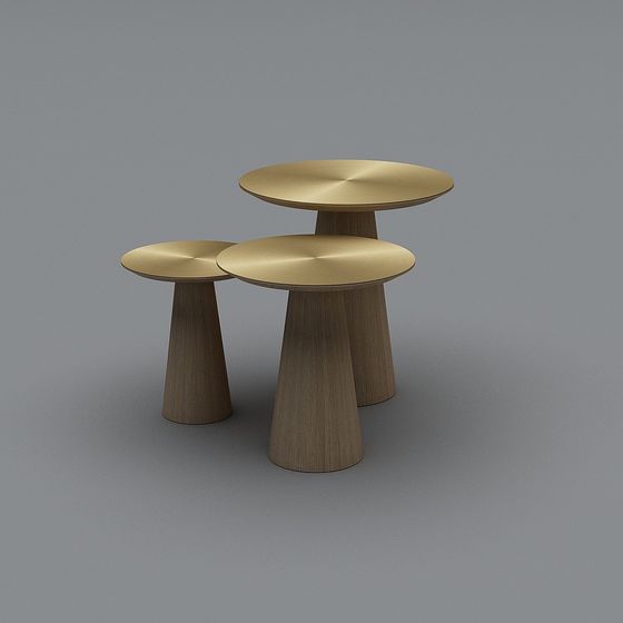 Sophisticated Round Table 3D model for Modern Spaces