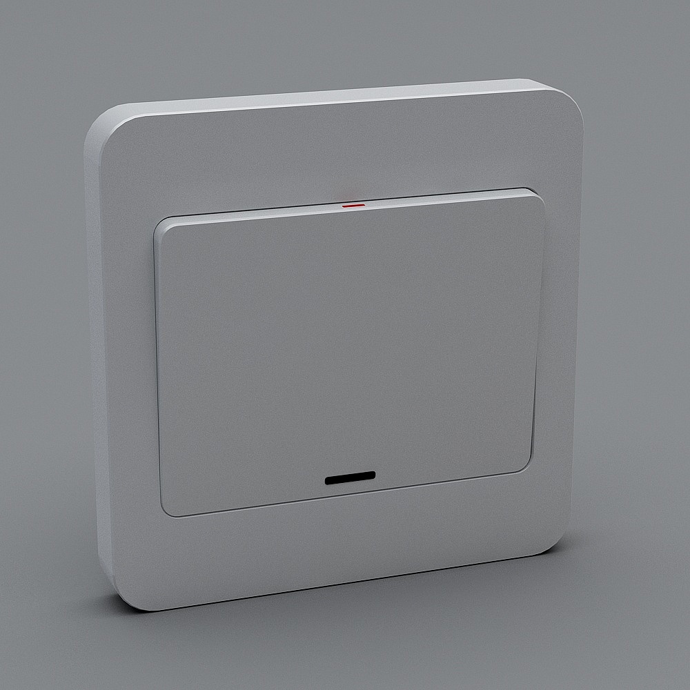 Single switch_white