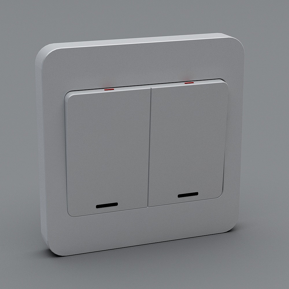 Double switch_white