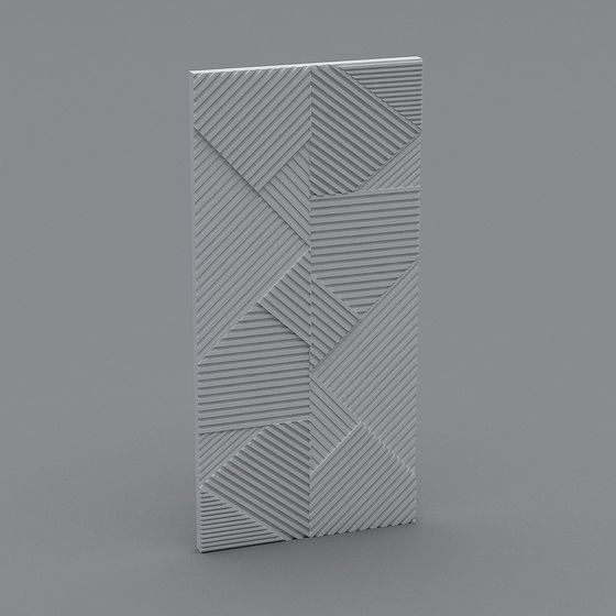 Geometric Low Polygon 3D Model for Modern Design