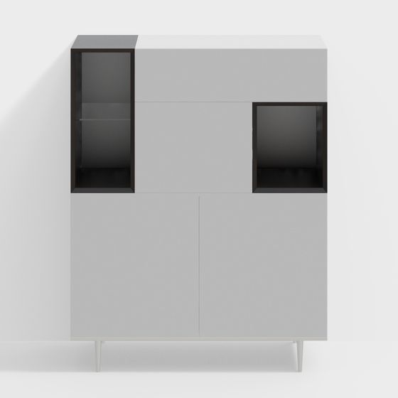 Urban Storage Cabinet 3D model